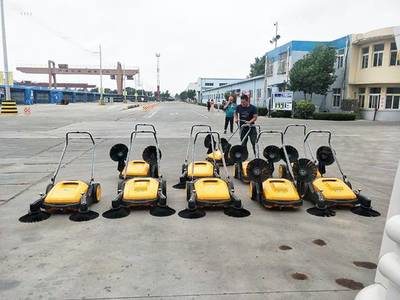 某物資儲備部門采購合美無動力掃地車，提升地面清潔效率
